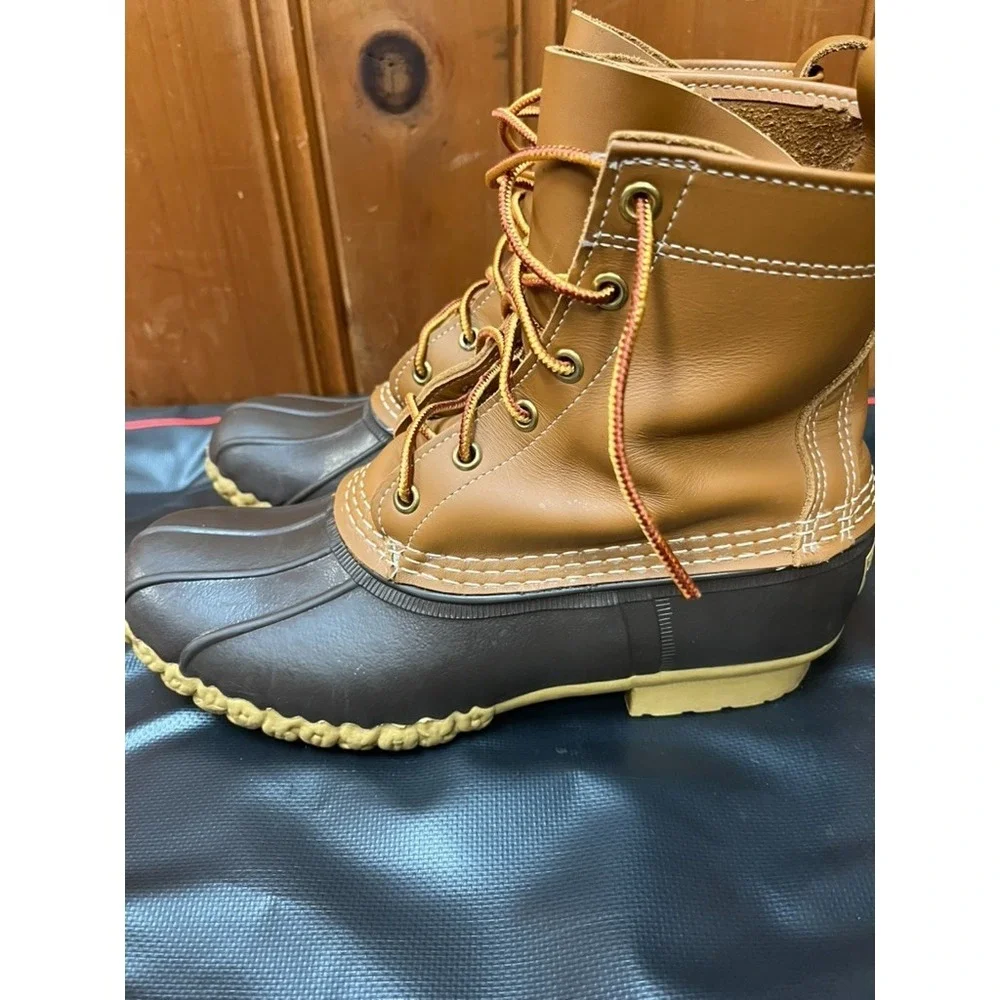 Vtg LL Bean Women's Maine Duck Boots Hunting Hiking Thinsulate Size 9B